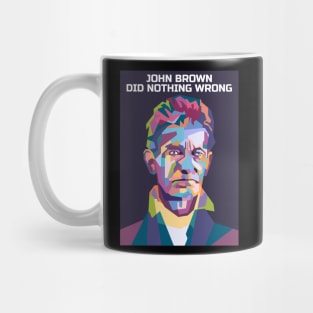 Abstract John Brown-Did Nothing Wrong in WPAP Mug